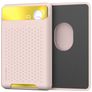 Mobigear Pocket Silikone Kortholder - 2 kort - MagSafe-kompatibel - Lyserød