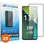 Mobigear Premium Xiaomi Redmi Note 13 Pro 5G Szkło hartowane Ochrona ekranu - Kompatybilna z etui - Czarny (2 szt.)