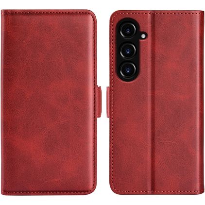 Mobigear Slim Magnet Samsung Galaxy S23 FE Wallet case - Red