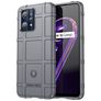 Mobigear Rugged Shield Realme 9 Pro Plus Fleksibel TPU Bagsidecover Stødsikkert - Grå