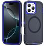 Mobigear Rugged Mag iPhone 16 Pro Max MagSafe Hard Case Back cover Shockproof - Navy Blue