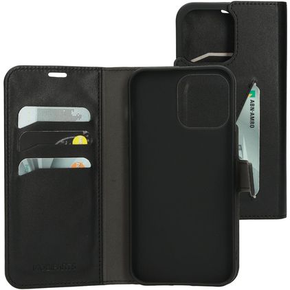 Mobiparts Classic Wallet iPhone 14 Pro Max Wallet case - Black