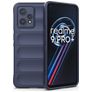 Mobigear Bumpy Realme 9 Pro Plus TPU flexível Capa traseira - Azul escuro