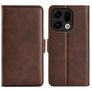 Mobigear Slim Magnet OPPO Find X9 Plånboksfodral med sedelfack - Brun