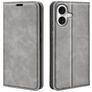 Mobigear Retro Slim iPhone 17 Etui z klapką typu portfel - Szary