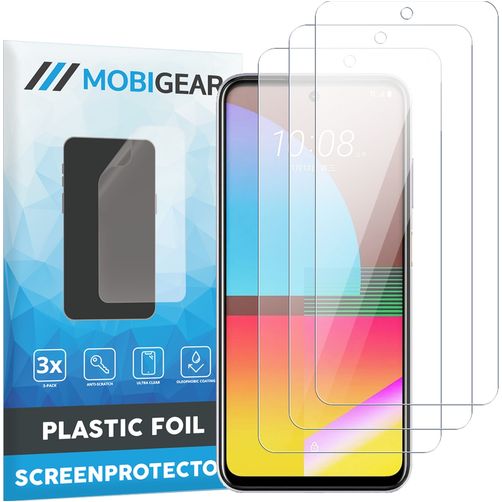 Mobigear HTC Desire 21 Pro Skærmbeskytter Folie - Case Friendly (3-pak)