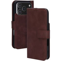 Mobiparts Classic Wallet iPhone 17 Pro MagSafe Funda tipo libro - Velvet Red