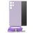 Mobilize Lanyard Gelly Samsung Galaxy S22 Ultra Flexibel TPU Skal med rem - Pastel Purple
