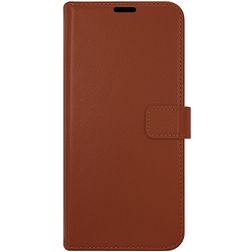 Valenta Gel Skin Samsung Galaxy A53 Aito nahka Lompakkokotelo + Setelitasku - Ruskea