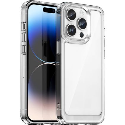 Mobigear Crystal Transparent iPhone 15 Pro Fodral Hårdplast Skal - Transparent