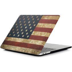 Mobigear Design MacBook Air 11 polegadas (2010-2016) Capa rígida para MacBook - US Flag - Modelo A1370 / A1465