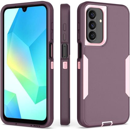 Mobigear Rugged Samsung Galaxy A26 Plástico rígido Capa traseira Antichoque - Rosa / Roxo