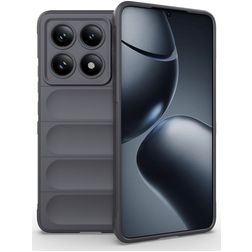 Mobigear Bumpy Xiaomi 14T Pro Flexible TPU Back cover - Grey