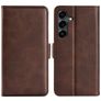 Mobigear Slim Magnet Samsung Galaxy S25 FE Pungetui med Seddelrum - Brun