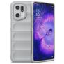 Mobigear Bumpy OPPO Find X5 Pro TPU flexível Capa traseira - Cinzento