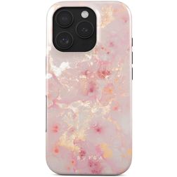 Burga Tough iPhone 16 Pro Plástico rígido Capa traseira Antichoque - Golden Coral
