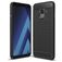 Mobigear Brushed Slim Samsung Galaxy A8 (2018) TPU flexível Capa traseira - Preto
