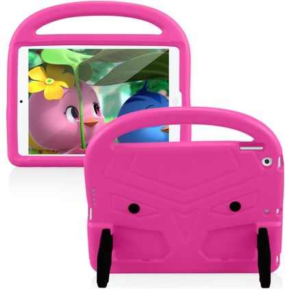 Mobigear Buddy iPad 8 (2020) Etui dla dzieci na tablet z uchwytem - Różowy