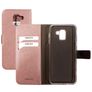 Mobiparts Saffiano Wallet Samsung Galaxy J6 (2018) Funda tipo libro Cartera - Rosa