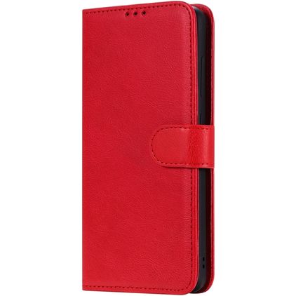 Mobigear Premium Samsung Galaxy A51 Wallet case - Red