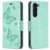 Mobigear Butterfly Samsung Galaxy S24 Plus Capa livro Carteira - Verde
