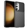Mobigear Groove Samsung Galaxy S23 FE TPU flessibile Back cover - Nero