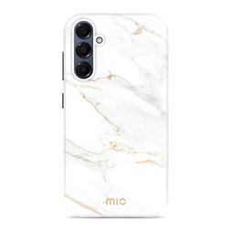 MIO Samsung Galaxy A16 MagSafe Hardcase Back cover - White Marble