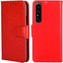 Mobigear Wallet Sony Xperia 1 IV Capa livro Carteira - Vermelho