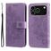 Mobigear Flowers iPhone 18 Pro Wallet case - Purple