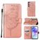 Mobigear Butterfly Samsung Galaxy A55 Capa livro Carteira - Rosa dourado
