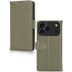 Mobilize Premium Gelly iPhone 17 Pro Max Pungetui med Seddelrum - Grøn