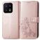 Mobigear Clover Xiaomi 13 Lompakkokotelo + Setelitasku - Ruusukulta