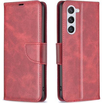 Mobigear Excellent Samsung Galaxy S24 Cover a libro portafoglio - Rosso