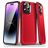 Mobigear Slim Armor iPhone 15 Pro Max Kova Suojakuori Iskunkestävä - Punainen