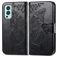 Mobigear Butterfly OnePlus Nord 2 Funda tipo libro Cartera - Negro