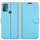 Mobigear Classic Motorola Moto G50 Lompakkokotelo + Setelitasku - Sininen