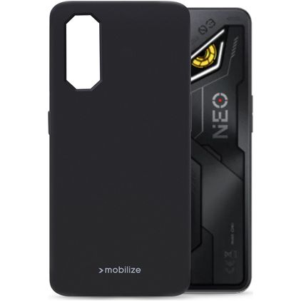 Mobilize Rubber Gelly Nubia Neo 3 TPU flexible Carcasa - Negro