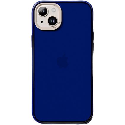 Nudient Form iPhone 14 Plus Hårdt Bagsidecover Stødsikkert - Blå