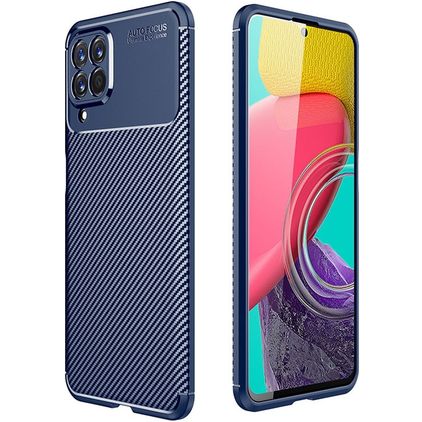 Mobigear Racing Samsung Galaxy M53 TPU flessibile Back cover - Blu