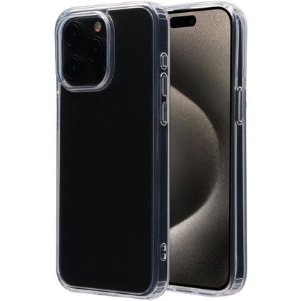 Mobiparts Classic Transparent iPhone 15 Pro Max Fodral Hårdplast Skal - Transparent