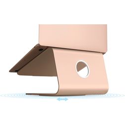 rain design mStand 360 Supporto per PC portatile - Oro rosa Universale