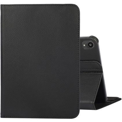 Mobigear DuoStand iPad Mini 6 (2021) Funda tipo libro giratoria - Negro