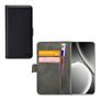 Mobilize Classic Gelly Wallet Realme GT 6 Lompakkokotelo + Setelitasku - Musta