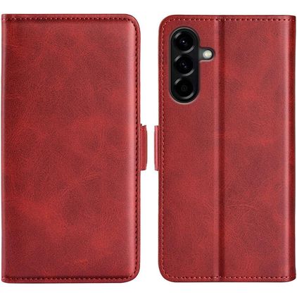 Mobigear Slim Magnet Samsung Galaxy A57 Lompakkokotelo + Setelitasku - Punainen