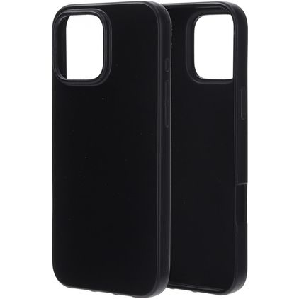 Mobiparts Classic iPhone 16 Pro Max Flexible TPU Back cover - Black