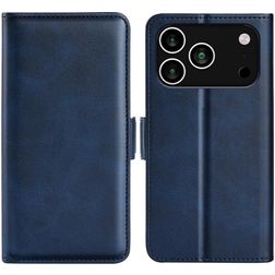 Mobigear Slim Magnet iPhone 17 Pro Lompakkokotelo + Setelitasku - Tummansininen