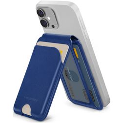 Mobilize Magnet Card Korttikotelo - 5 korttia - MagSafe-yhteensopiva - Sininen