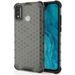 Mobigear Honeycomb HONOR 9X Lite Funda Plástico rígido Carcasa Antigolpes - Gris