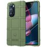 Mobigear Rugged Shield Motorola Edge 30 Pro TPU flexível Capa traseira Antichoque - Verde