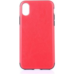 Mobigear Excellent iPhone XS Max TPU flexible Carcasa - Rojo